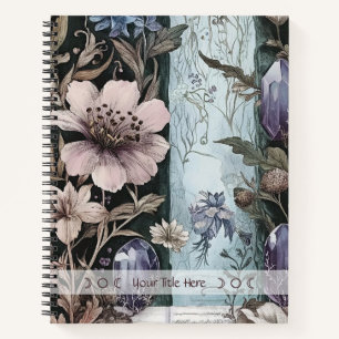 Carnet Créez vos propres cristaux et fleurs botaniques