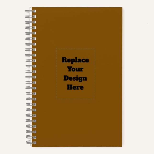 Carnet Créez Votre Propre Brun (Recto)