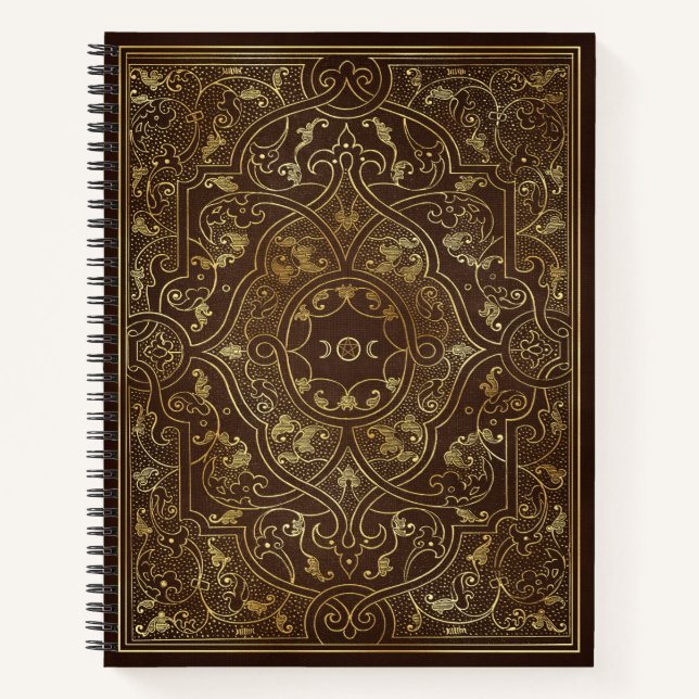 Carnet Créez Votre Propre Brun Asiatique Doré Inspiré (Devant)