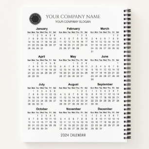 Carnet Créez votre propre calendrier 2024 Entreprise   CA