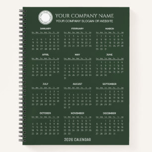 Carnet Créez votre propre calendrier d'entreprise 2026