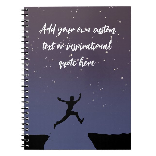 Carnet Créez Votre Propre Citation Motivationnelle De Nui (Devant)