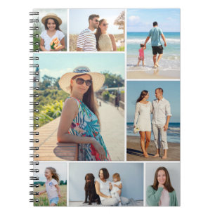 Carnet Créez votre propre collage de 8 photos
