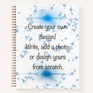 Carnet Créez Votre Propre Design Photo & Texte Personnali