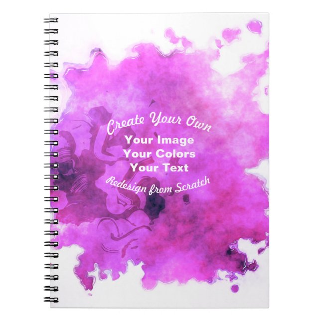 Carnet Créez Votre Propre Design Sur Mesure (Devant)