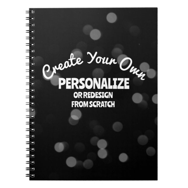 Carnet Créez Votre Propre Élement Personnalisé (Devant)