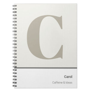 Carnet Créez Votre Propre Monogramme