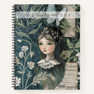 Carnet Créez Votre Propre Papillon Botanique de Sorcière
