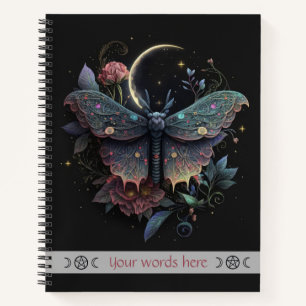 Carnet Créez Votre Propre Papillon de Pivoine Céleste Iri