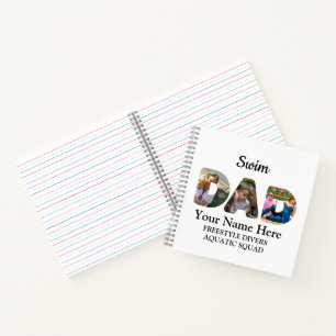 Carnet Créez votre propre sport papa photo collage natati