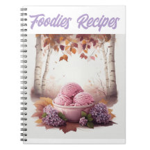 Crème de glace rose avec Fleurs Lilac Foodies Rece