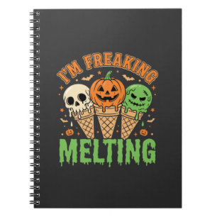 Carnet Crème Glacée Fondante Halloween