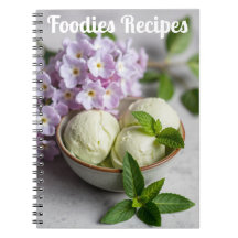 Crème Glacée Verte avec Fleurs de Lilas Recettes p