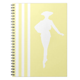 Carnet Crème Grandes Modernes avec Silhouette Mode