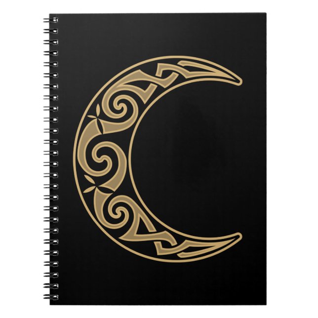 Carnet Crescent lune celtique (Devant)
