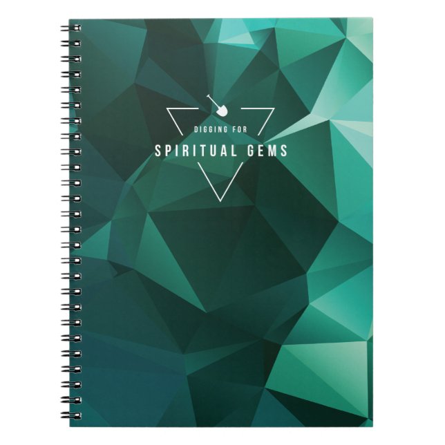 Carnet Creusement pour les gemmes spirituelles (émeraude) (Devant)