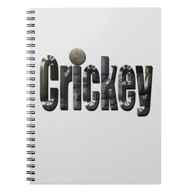 Carnet Crickey : Mot D'Argot Aussie Fabriqué Avec Des Cro (Devant)