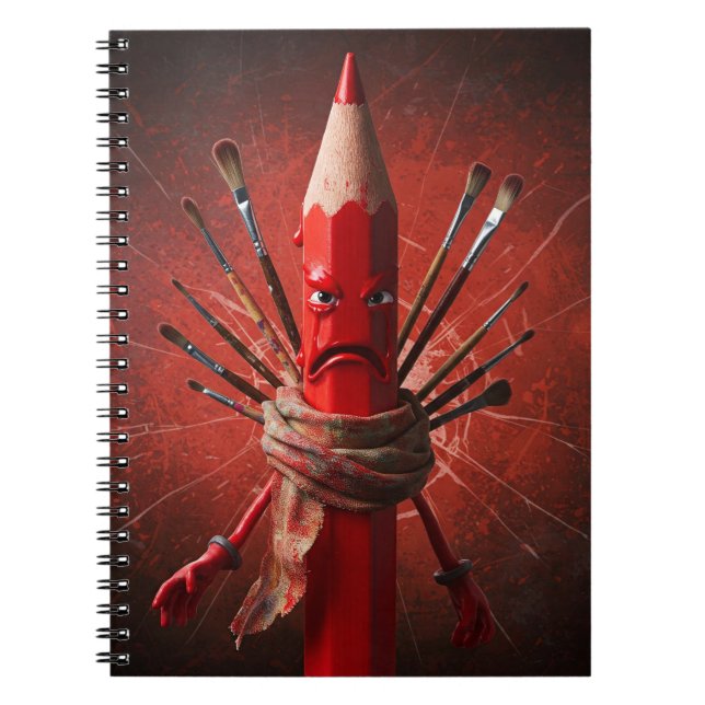 Carnet Crimson Scribbler (Devant)