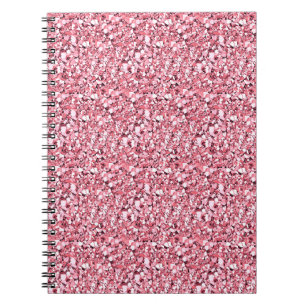 Carnet cristal druzy - quartz rose rose