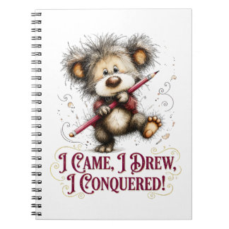 Carnet Critter de croquis drôle au crayon réussi