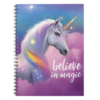 Carnet Croire en la Parties scintillant magique Imaginair