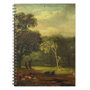 Carnet Croquis de nature en parc de Sion, 1819 (huile sur