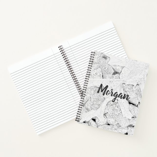 Carnet Croquis feuille noir et blanc (Intérieur)