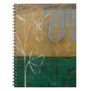 Carnet Croquis floral avec le fleur sauvage et les