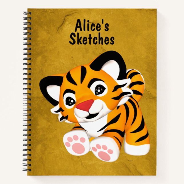 Carnet Croquis personnalisé pour enfants (Devant)