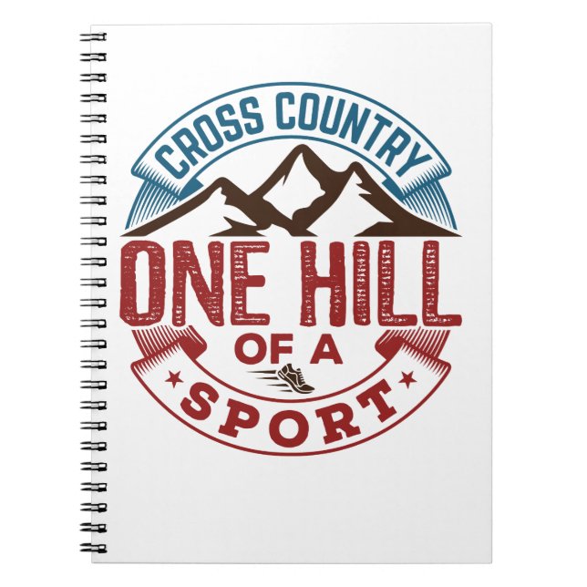 Carnet Cross Country Une colline d'un sport (Devant)