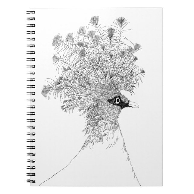Carnet Crowned Pigeon Spiral Notebook (Devant)