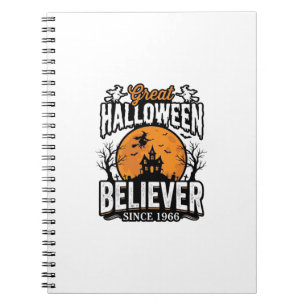Carnet Croyant d'Halloween Vintage Depuis 1966 Graphique_