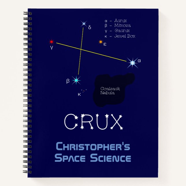 Carnet Crux de constellation de l'hémisphère sud (Devant)