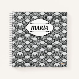 Carnet Cuaderno Asian Pattern