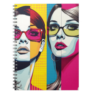 Carnet Cuaderno Comic Pop Art Girl