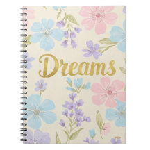 Cuaderno Dreams Floral Pattern