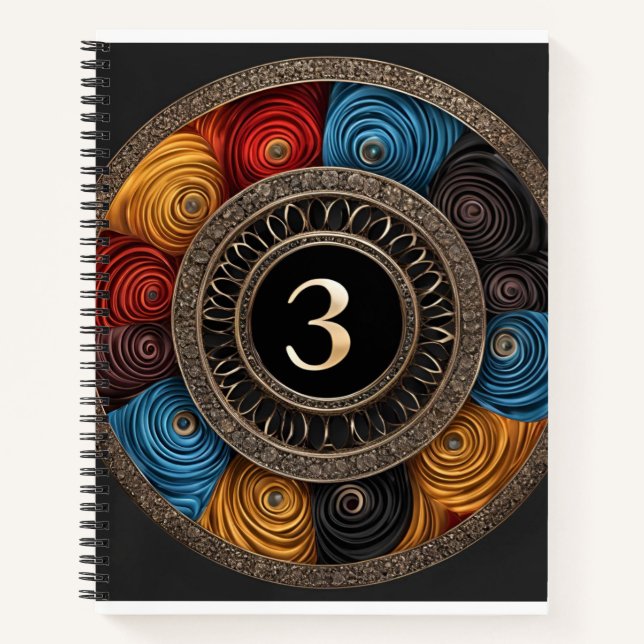 Carnet Cuaderno en espiral excelente diseño. (Devant)
