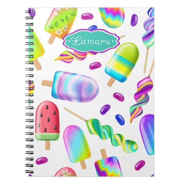 Carnet Cuaderno Helados (Devant)