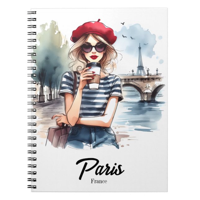 Carnet Cuaderno Paris (Devant)