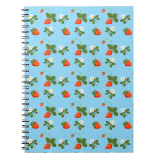 Carnet Cuaderno Strawberries