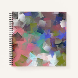 Carnet Cubes colorés Abstraits