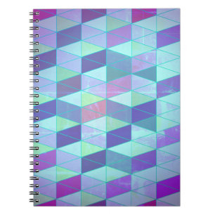 Carnet Cubes en triangles Motif géométrique