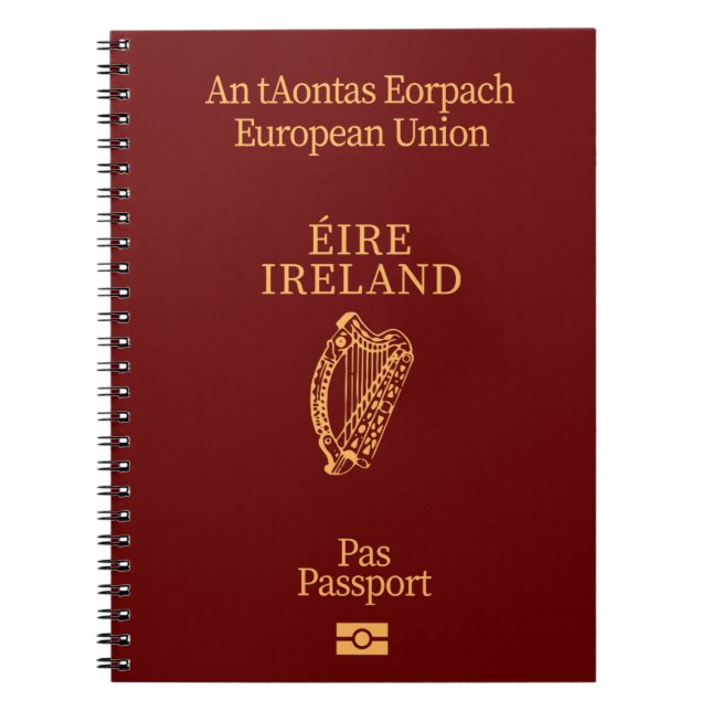Carnet Cubierta pasaporte Irlanda (Devant)