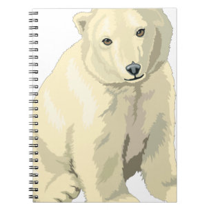 Carnet Cuddly Polar Bear