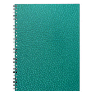 Carnet Cuir Aquamarine : Texture de serpent à la mode.