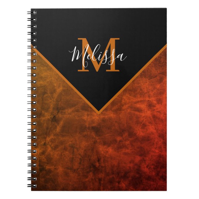 Carnet Cuir brut personnalisé personnalisé  (Devant)