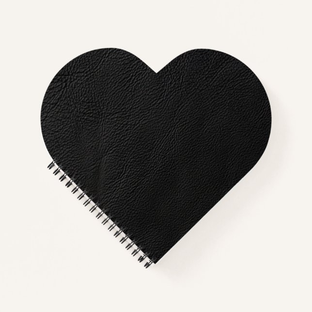 Carnet Cuir noir (Devant)