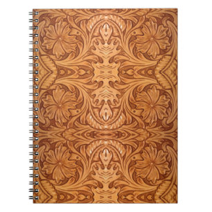 Carnet Cuir occidental de pays de style rustique de