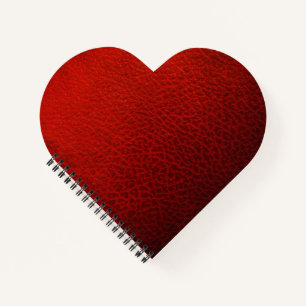 Carnet Cuir rouge