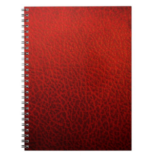 Carnet Cuir rouge
